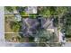 Housetop view of single Gathering home and yard at 1110 W Coral St, Tampa, FL 33602