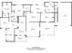 Lower floor plan of home, showing kitchen, living room, and garage at 1110 W Coral St, Tampa, FL 33602