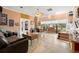 Bright sunroom with ample seating and large windows at 1110 W Coral St, Tampa, FL 33602