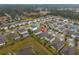 Aerial view showing home's location in a quiet residential area at 11520 Koti Creek Ln, Thonotosassa, FL 33592