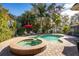 Relax in this large pool and spa with plenty of room for lounging at 1230 Nelson St, Dunedin, FL 34698