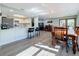 Modern kitchen featuring a breakfast bar and stainless steel appliances at 1600 Pennsylvania Ne Ave, St Petersburg, FL 33703