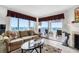 Living room with ocean view and balcony access at 17980 Gulf Blvd # 501, Redington Shores, FL 33708