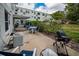 Spacious patio with grill and outdoor furniture at 2256 Philippine Dr # 18, Clearwater, FL 33763