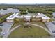 Aerial view showcasing the building's layout, landscaping, and waterfront location at 2900 45Th S St # 22, Gulfport, FL 33711