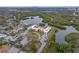 Aerial view highlighting property's waterfront setting at 2900 45Th S St # 22, Gulfport, FL 33711