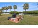 Backyard with grill and water view at 2900 45Th S St # 22, Gulfport, FL 33711