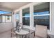 Private balcony with seating area and scenic views at 3071 Marine Grass Dr, Wimauma, FL 33598