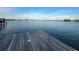 Wooden dock with water view at 341 E Madeira Ave, Madeira Beach, FL 33708