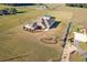 Aerial view of house, landscaping, and acreage at 36511 Frazee Hill Rd, Dade City, FL 33523