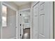 Hallway with view into bedroom and closet at 4101 Concord Way, Plant City, FL 33566