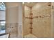 Large walk-in shower with tile surround and multiple shower heads at 4101 Concord Way, Plant City, FL 33566