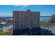 High-rise building with water and city views at 4900 Brittany S Dr # 608, St Petersburg, FL 33715