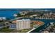 High-rise building with water and city views at 4900 Brittany S Dr # 608, St Petersburg, FL 33715