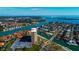 High-rise building with water and city views at 4900 Brittany S Dr # 608, St Petersburg, FL 33715