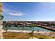 Stunning aerial view showcasing waterfront property and landscape at 4900 Brittany S Dr # 608, St Petersburg, FL 33715