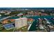 High-rise building with water and city views at 4900 Brittany S Dr # 608, St Petersburg, FL 33715