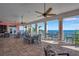 Relaxing community patio overlooking the water with ocean views at 5258 Beach Se Dr, St Petersburg, FL 33705