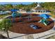 Modern playground with shade structures at 7119 Peregrina Loop, Wesley Chapel, FL 33545