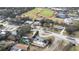 Aerial view showing house location near school and park at 7601 9Th N Ave, St Petersburg, FL 33710