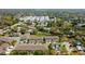 Bird's-eye view of townhomes and surrounding neighborhood at 820 Date Palm Ln, St Petersburg, FL 33707