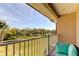 Relaxing balcony with scenic views of lush greenery at 820 Date Palm Ln, St Petersburg, FL 33707