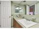 Neat bathroom featuring a single sink and shower at 11200 102Nd Ave # 138, Seminole, FL 33778