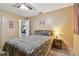 Bedroom with double bed and access to another room at 11200 102Nd Ave # 138, Seminole, FL 33778