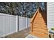 Wooden stairs leading to the second floor at 13833 Vacation Ln, Odessa, FL 33556