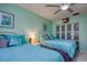 Spacious bedroom with two twin beds and mirrored closet at 19029 Us Highway 19 N # 32B, Clearwater, FL 33764