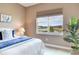 Bedroom with water views and a tranquil atmosphere at 20292 Sea Glass Cir, Land O Lakes, FL 34638