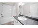 Bathroom features a shower/tub, vanity, and toilet at 2254 Chianti Pl # 68, Palm Harbor, FL 34683