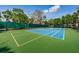 Community tennis court with green surrounding at 2254 Chianti Pl # 68, Palm Harbor, FL 34683