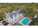 Aerial view of townhouses and pool, near highway at 2519 Crowder Ln, Tampa, FL 33629