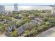 Aerial view of townhouses community by the bay at 2519 Crowder Ln, Tampa, FL 33629