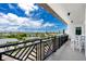 Balcony boasting panoramic views of the city and coastline at 300 150Th Ave # 502, Madeira Beach, FL 33708