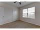 Bright bedroom with ceiling fan and window blinds at 30755 Summer Sun Loop, Wesley Chapel, FL 33545