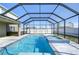 Inviting screened pool and spa perfect for relaxation at 35474 Quartz Lake Dr, Zephyrhills, FL 33541