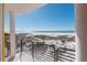 Breathtaking balcony view overlooking the beach and ocean at 3702 El Centro St, St Pete Beach, FL 33706