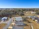 Aerial view of a quiet residential neighborhood at 37401 Wedgewood Dr, Zephyrhills, FL 33542