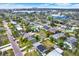 Wide aerial view of neighborhood and cityscape at 4234 Des Moines Ne St, St Petersburg, FL 33703