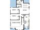 Second floor plan with three bedrooms, two baths, and an owner's retreat at 441 42Nd Ne Ave, St Petersburg, FL 33703