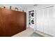 Convenient laundry closet with stackable washer and dryer at 4519 Lexington Cir # 4519, Bradenton, FL 34210