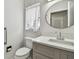 Bathroom with updated vanity and toilet at 4535 33Rd N Ave, St Petersburg, FL 33713