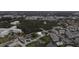 Wide aerial showcasing the home's location in a residential neighborhood at 4829 Jenny Way, New Port Richey, FL 34652