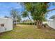 Large backyard with shed, and mature trees providing shade at 5053 3Rd N Ave, St Petersburg, FL 33710