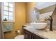 Updated bathroom with granite countertop and vessel sink at 5053 3Rd N Ave, St Petersburg, FL 33710