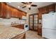 Kitchen with granite countertops and wooden cabinets at 5053 3Rd N Ave, St Petersburg, FL 33710