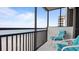 Spacious screened balcony overlooking the ocean at 629 Alhambra Rd # 604, Venice, FL 34285