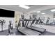 Modern gym with treadmills and rower at 629 Alhambra Rd # 604, Venice, FL 34285